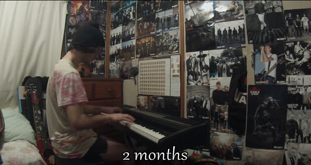 澳小伙自学钢琴成才 拍摄500小时学琴过程