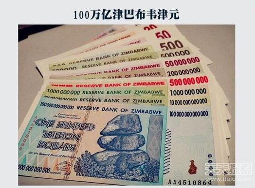 世界上最大面额纸币 带你走进“土豪”的世界