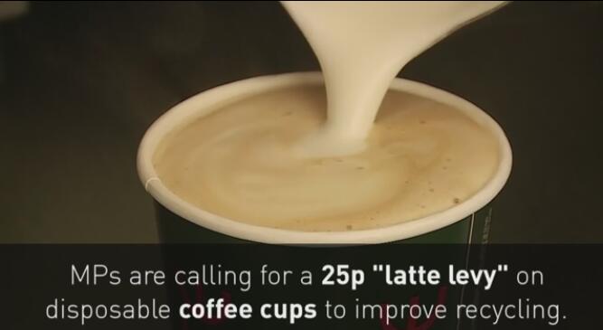 英国议员吁政府对一次性咖啡杯征收“咖啡杯税”